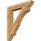 Ekena Millwork Balboa Slat Rough Sawn Bracket, Western Red Cedar, 6"W x 40"D x 44"H BKT06X40X44BOA06RWR - alternate 1